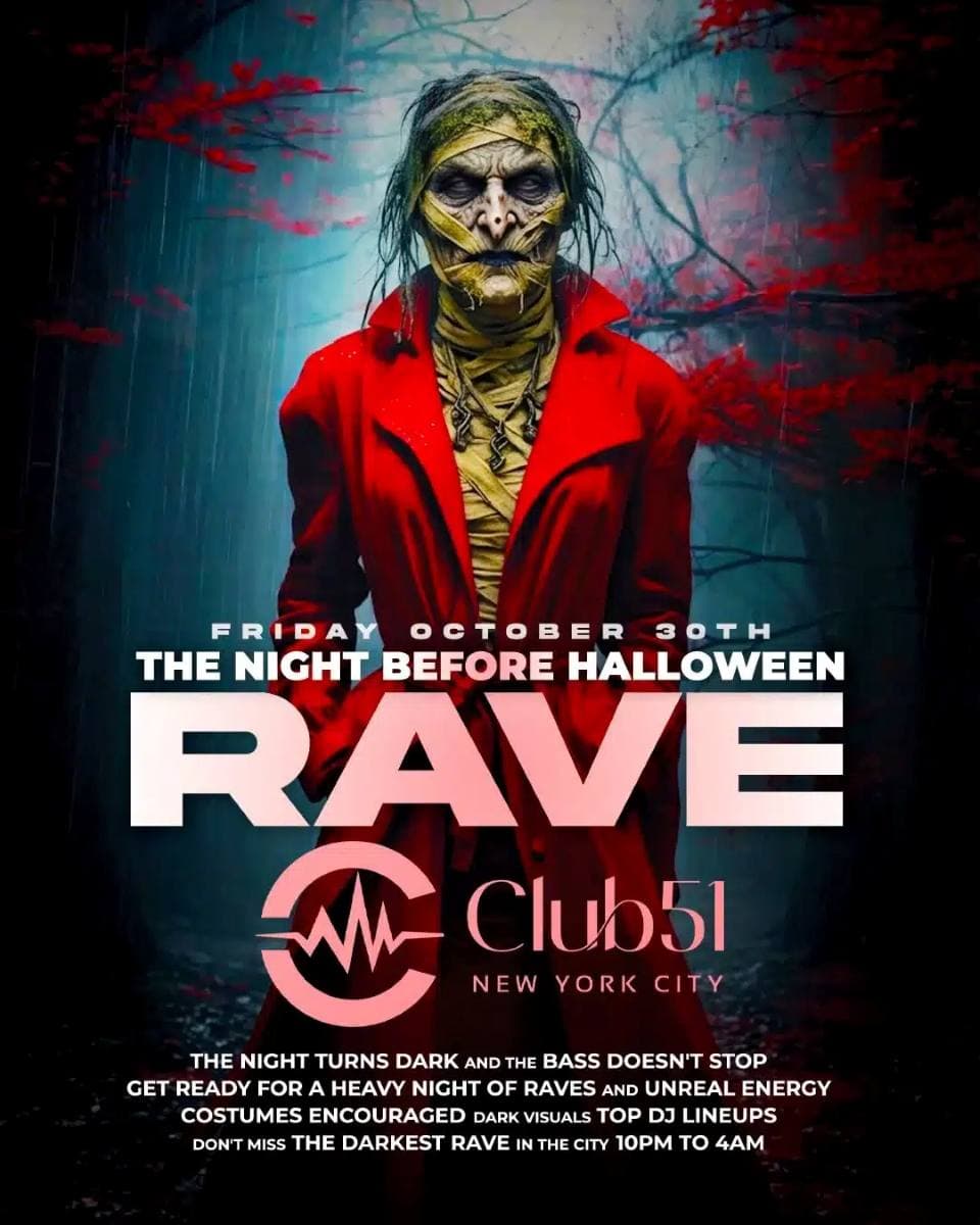 The Night Before Halloween Rave NYC