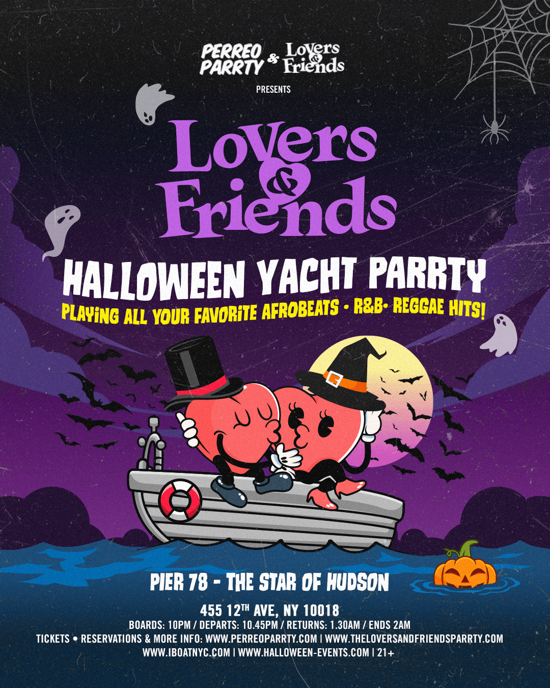 Lovers & Friends Hip-Hop & R&B Halloween Boat Party NYC