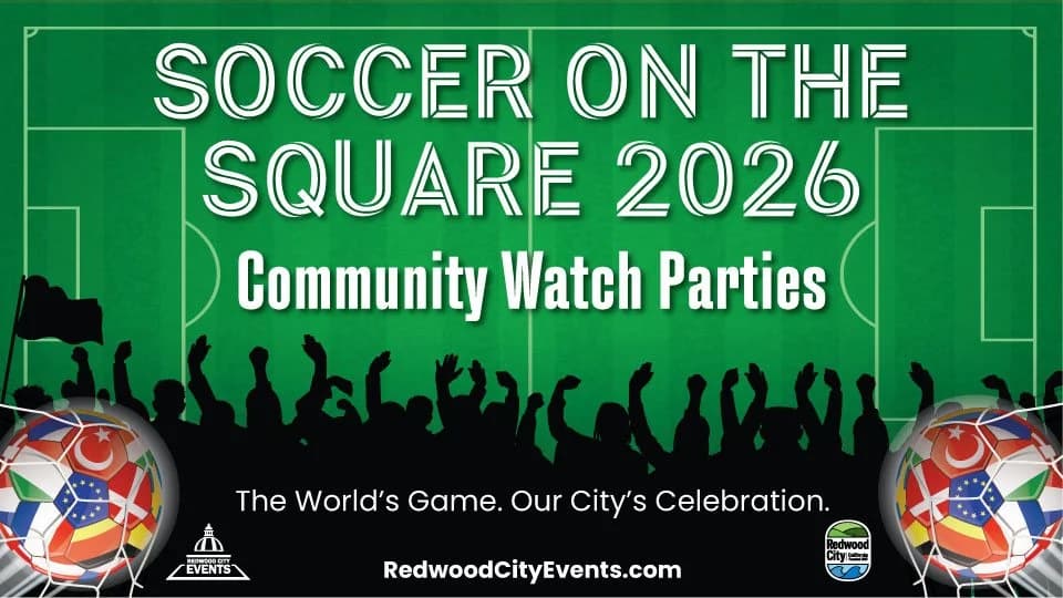 Redwood City Fan Zone at Courthouse Square