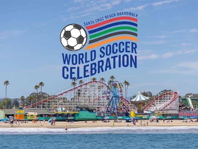 Fan Zone at the Santa Cruz Beach Boardwalk