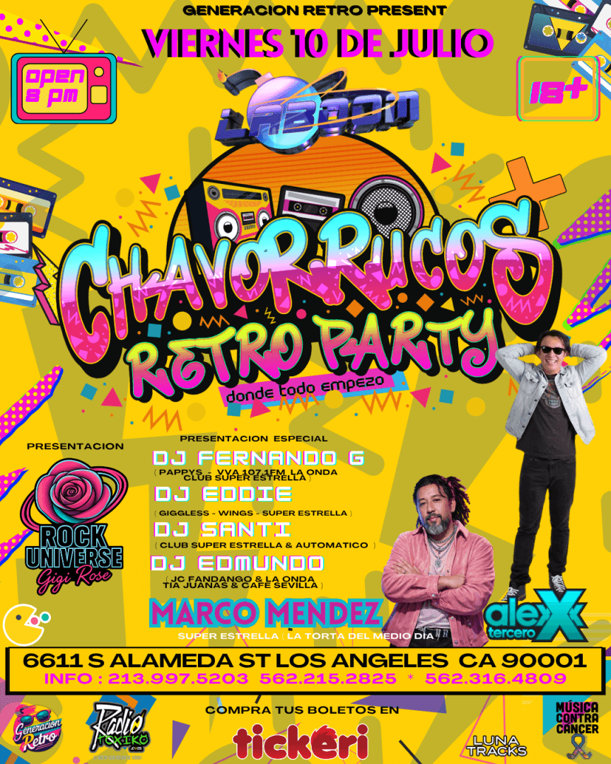 Chavorruco Retro Party