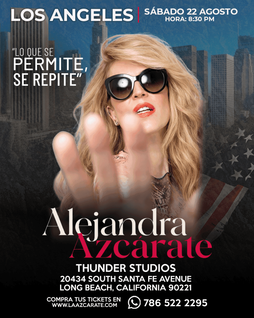 Alejandra Azcarate en Los Angeles