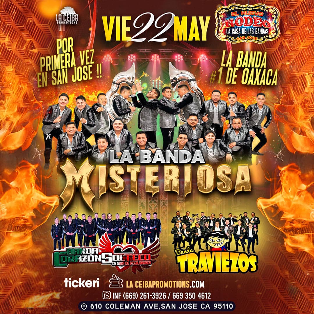 La Banda Misteriosa y muchos mas en vivo
