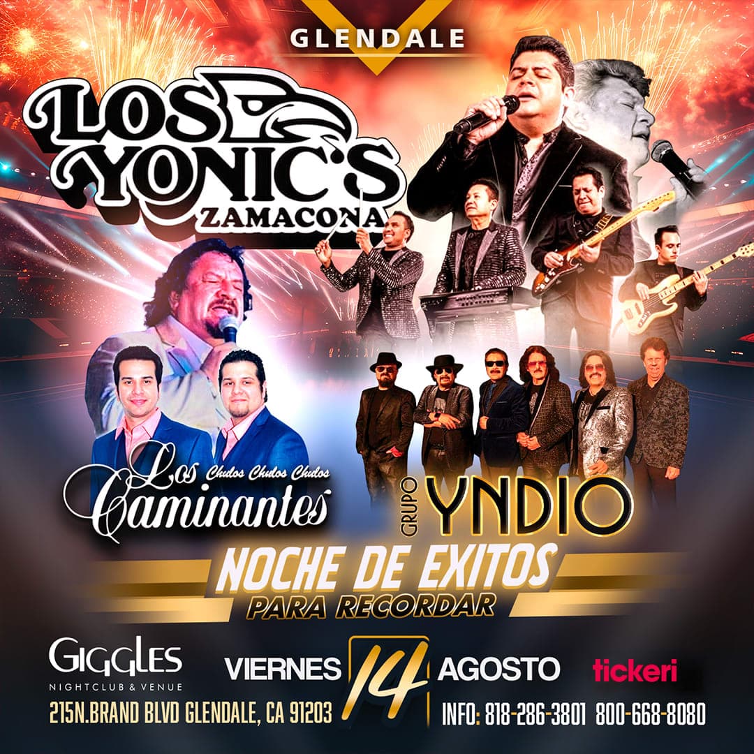 Los Yonics & Grupo Yndio en concierto