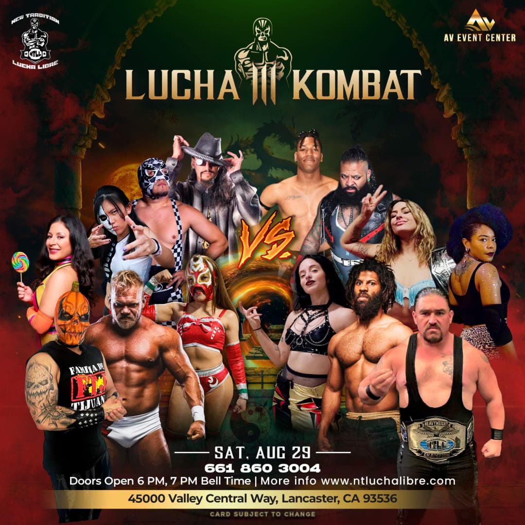 Lucha Kombat 3 lucha Libre/Prowrestling