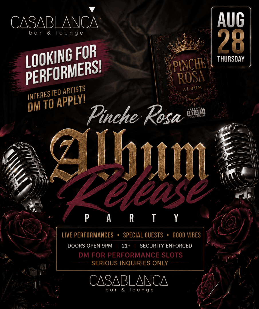 PINCHE ROSA ÁLBUM RELEASE PARTY