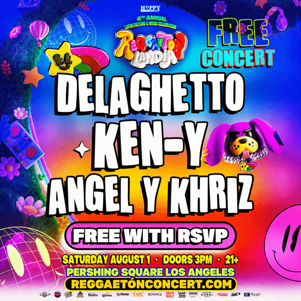 FREE EVENT! DeLaGhetto, Ken-Y, Angel y Khriz & MORE!