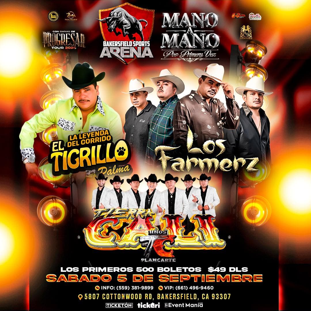 El Tigrillo Palma & Los Farmerz en vivo