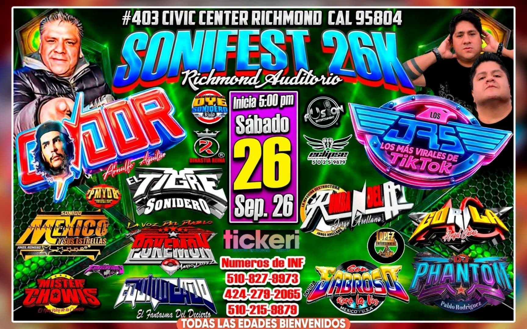 Sonifest 26K Sonido Condor Sonido Los Jrs
