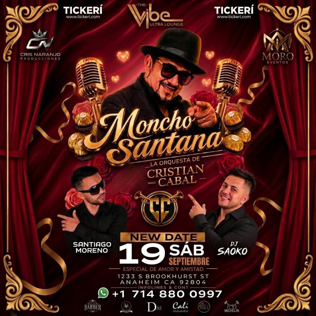 Moncho Santana en concierto .... acompañado de Santiago Moreno y Dj Saoko - Anaheim