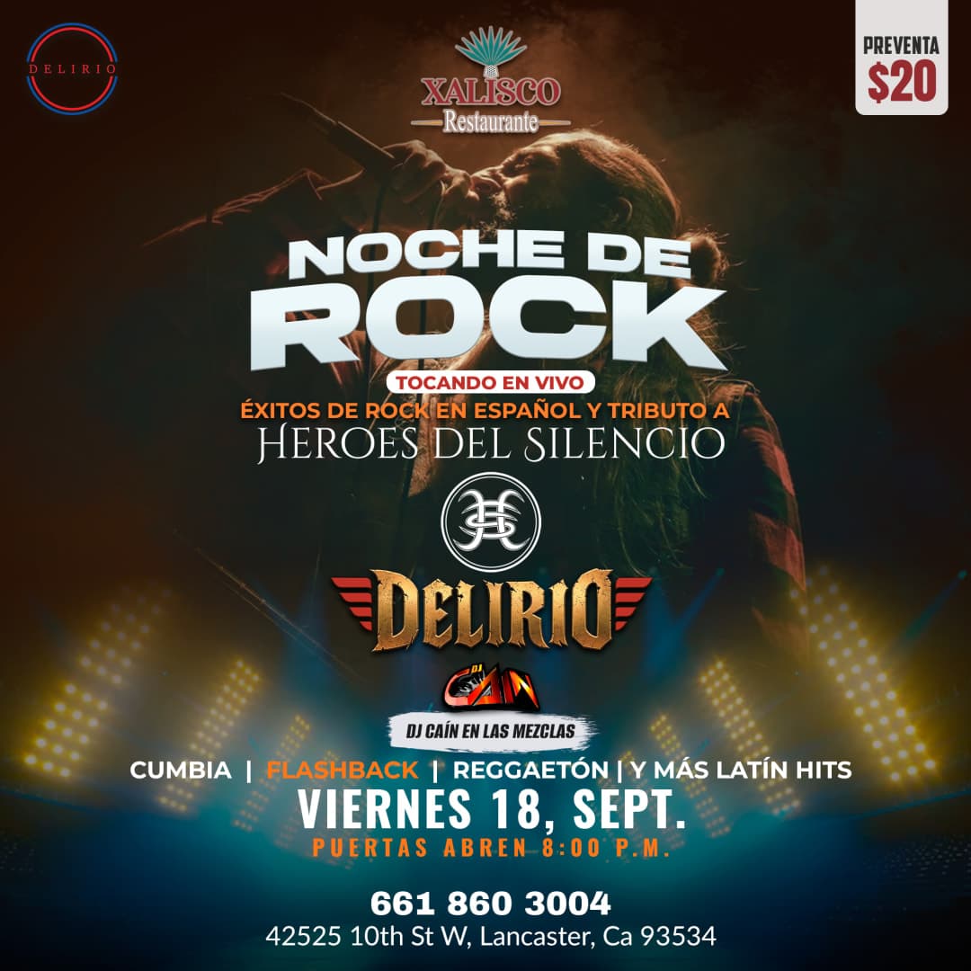 Rock en Español en el Xalisco