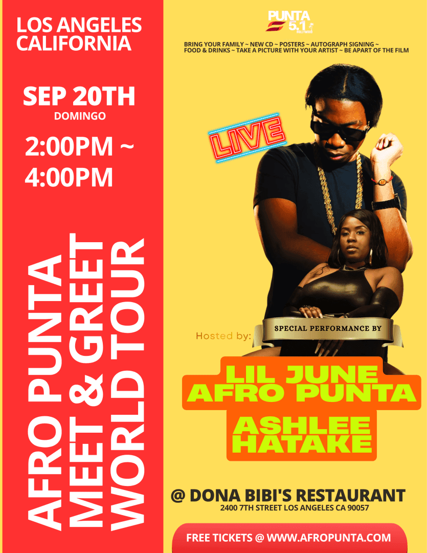Afro Punta Meet & Greet (Downtown LA) Ashlee Hatake