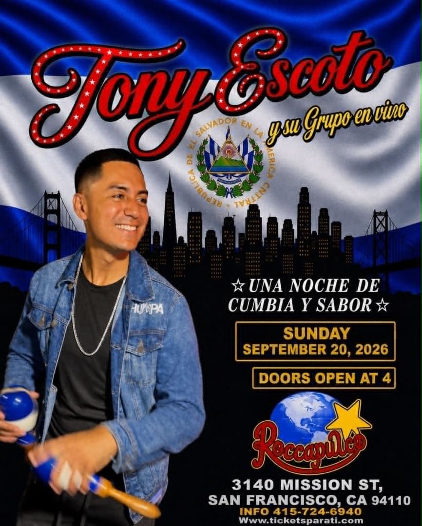 Tony escoto y su Combo en vivo 9-20-2026