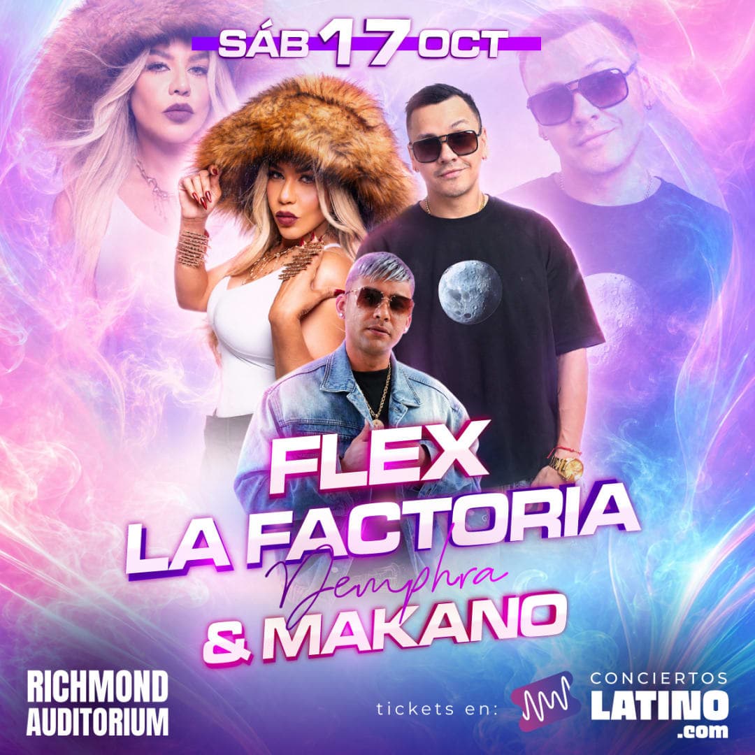 Flex, Demphra La Factoria y Makano en Richmond