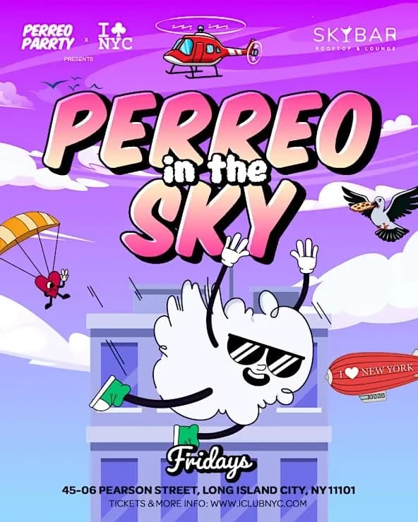 PERREO in the SKY - Latin & Reggaeton Rooftop Dance Party NEW YORK