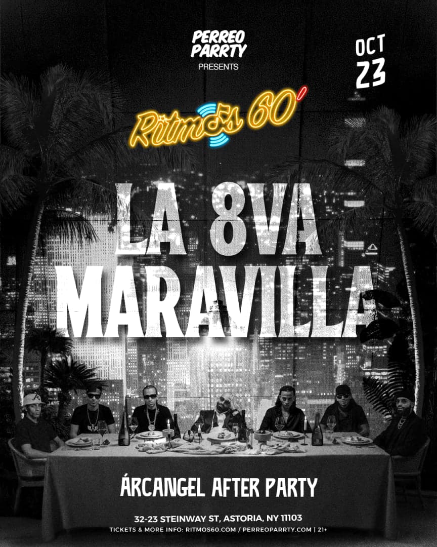 Ritmos: LA 8VA MARAVILLA Concert Reggaeton After Party