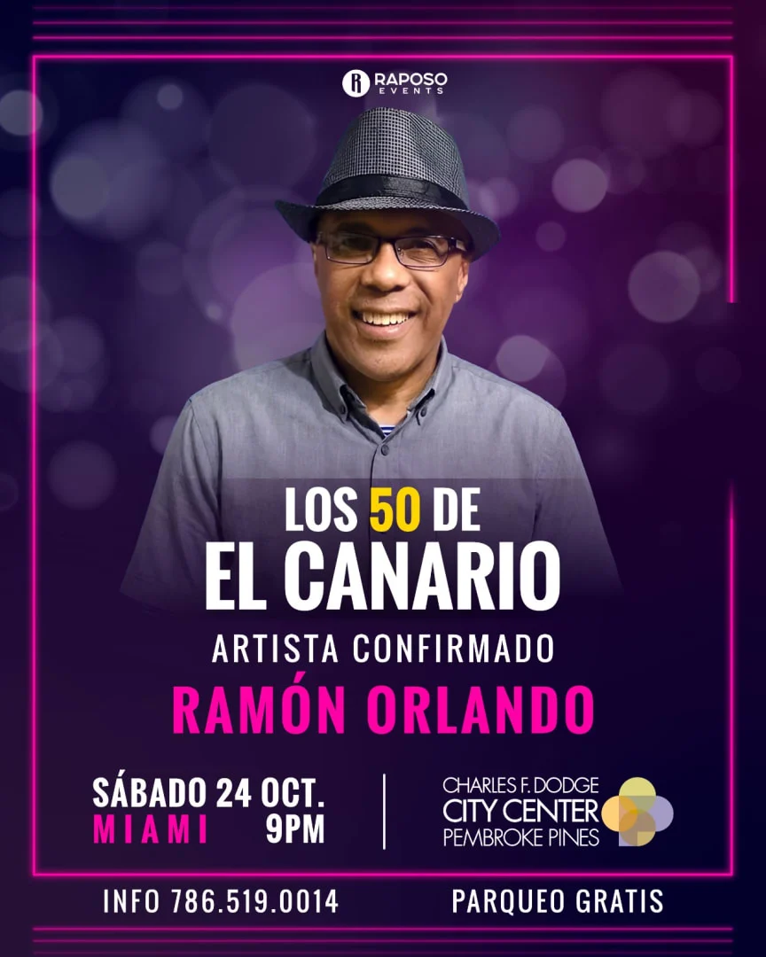 RAMON ORLANDO EN CONCIERTO BAILABLE JUNTO A EL CANARIO
