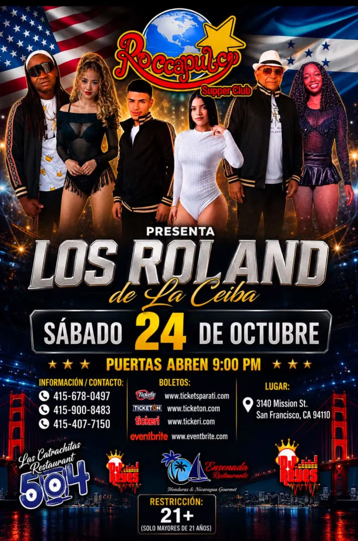 Los Rolands de la Ceiba en Roccapulco. VIP STANDING ROOM