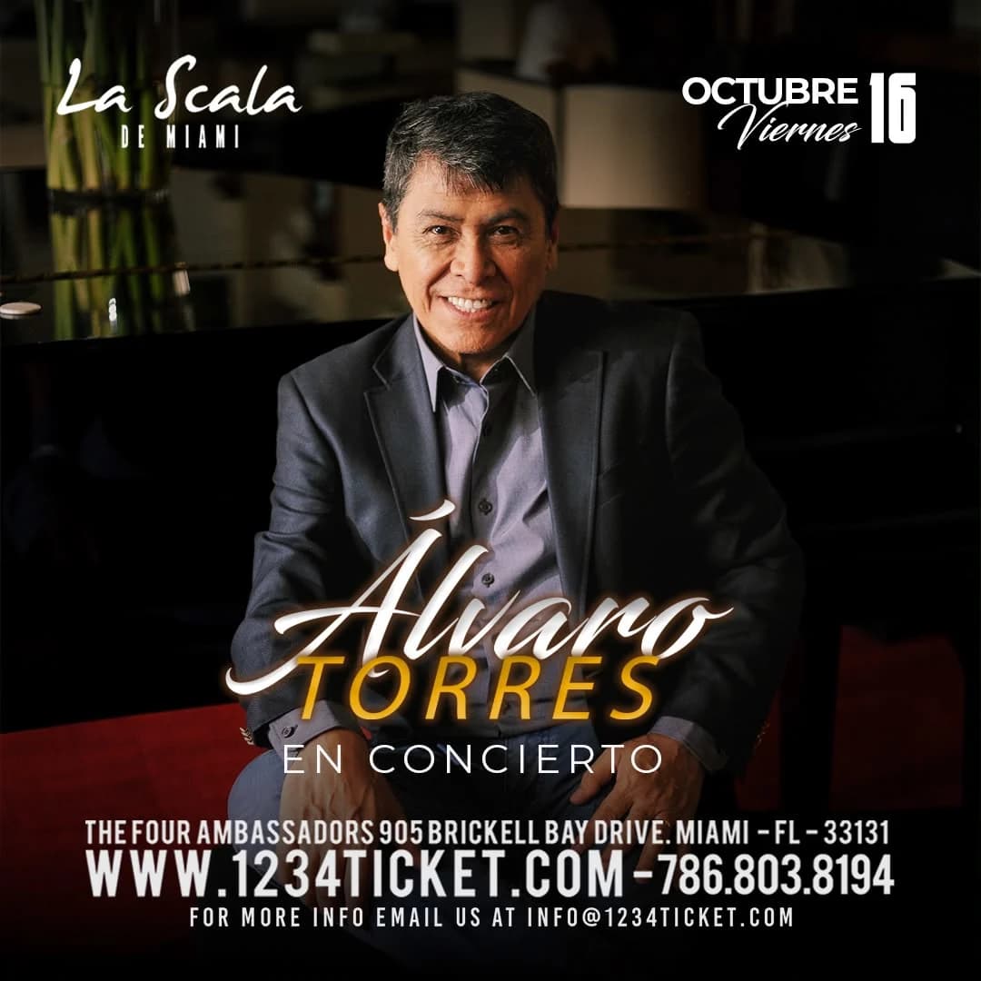 Álvaro Torres en Concierto en Miami