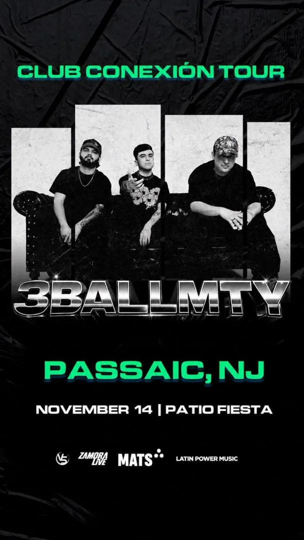 3BALLMTY EN PASSAIC CLUB CONEXION TOUR