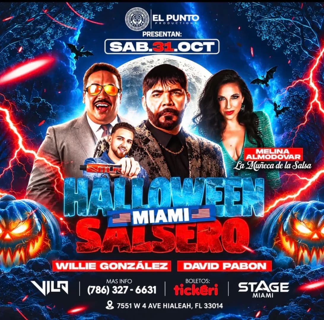 Haloween Salsero 2026 Willie Gonzalez vs David Pabon