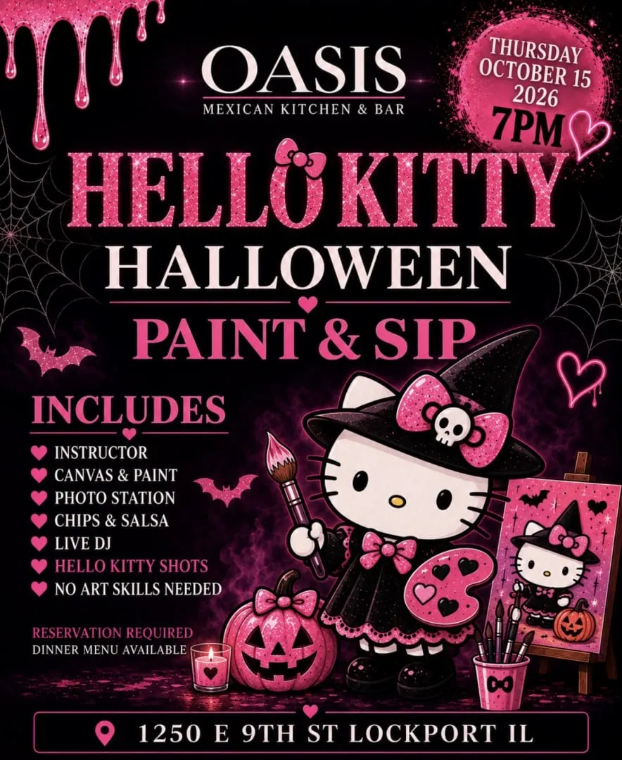 Hello Kitty Paint & Sip