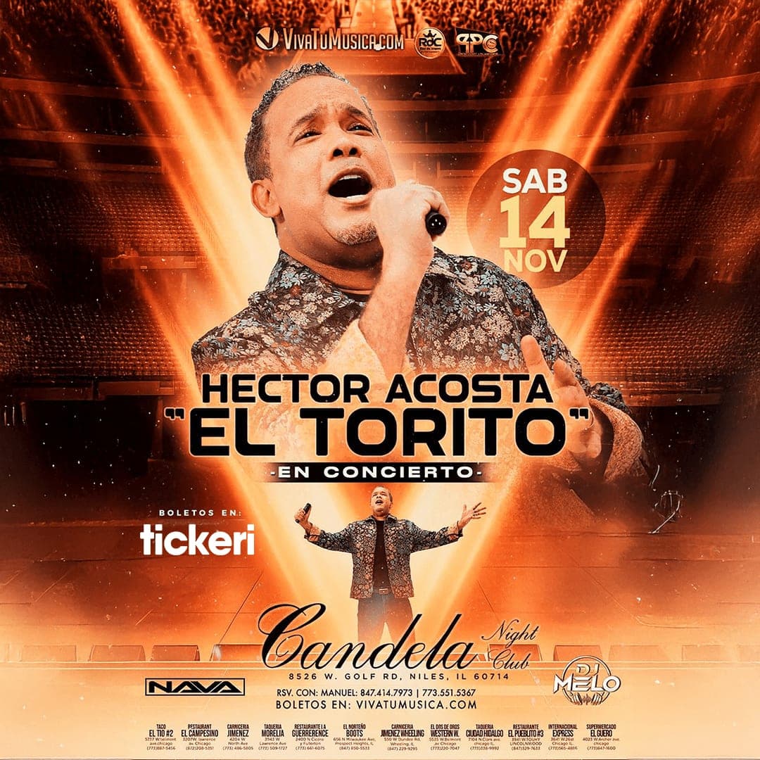 El Torito Hector Acosta en concierto