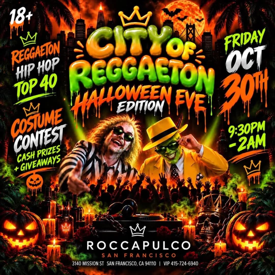 City of reggaeton HALLOWEEN PRE PARTY