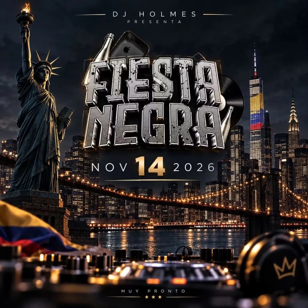 DJ HOLMES FIESTA NEGRA NY
