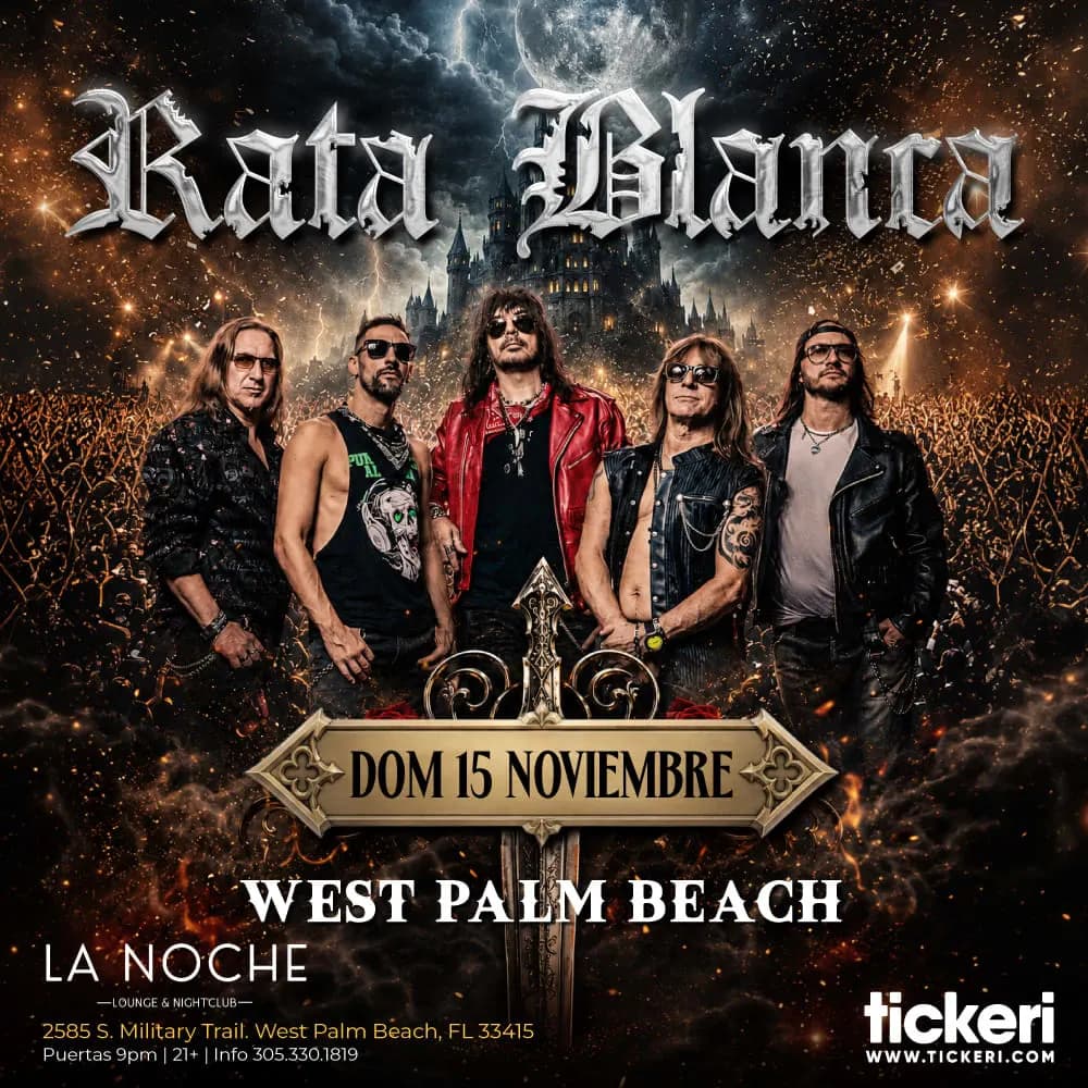 Rata Blanca en concierto en West Palm Beach