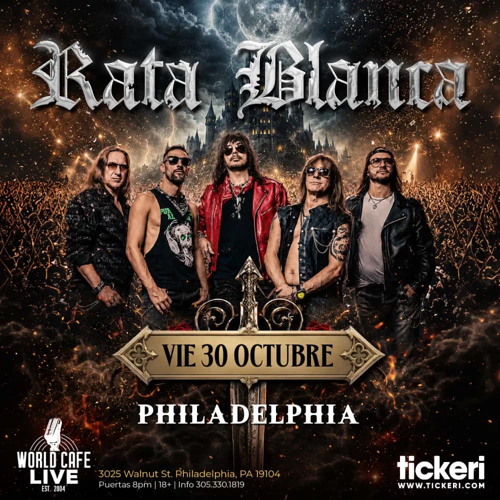 Rata Blanca en concierto en Philadelphia