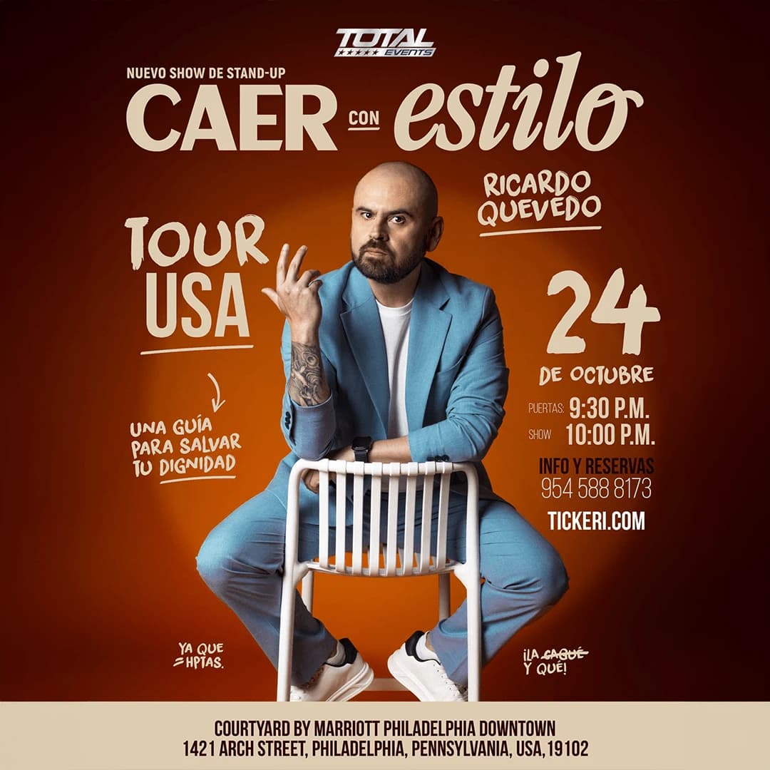 Stand Up Ricardo Quevedo - Caer Con Estilo en Philadelphia
