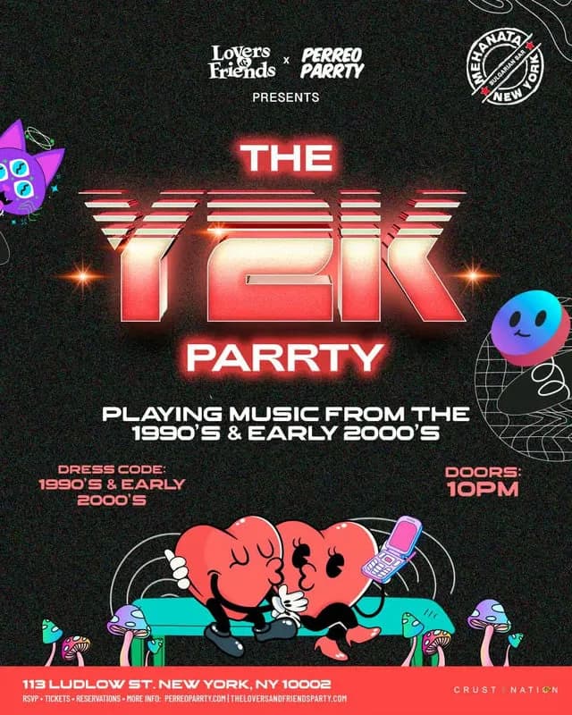 THE Y2K Parrty at the Legendary Mehanata NYC | 18+