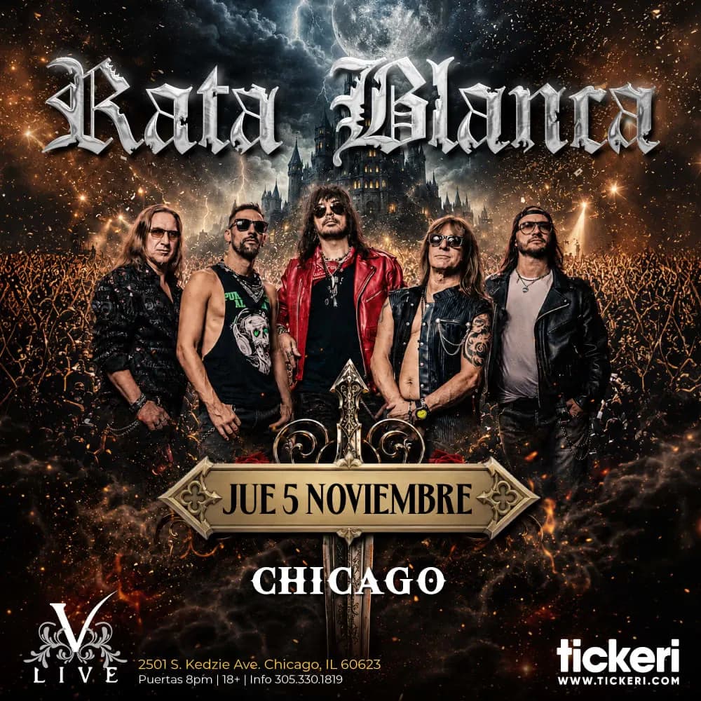 Rata Blanca en concierto en Chicago