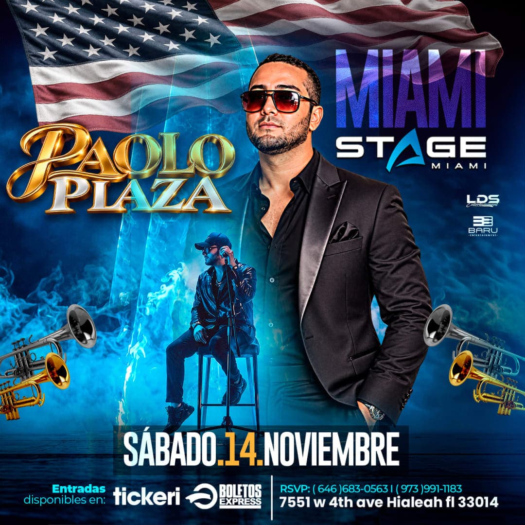 PAOLO PLAZA EN MIAMI !!