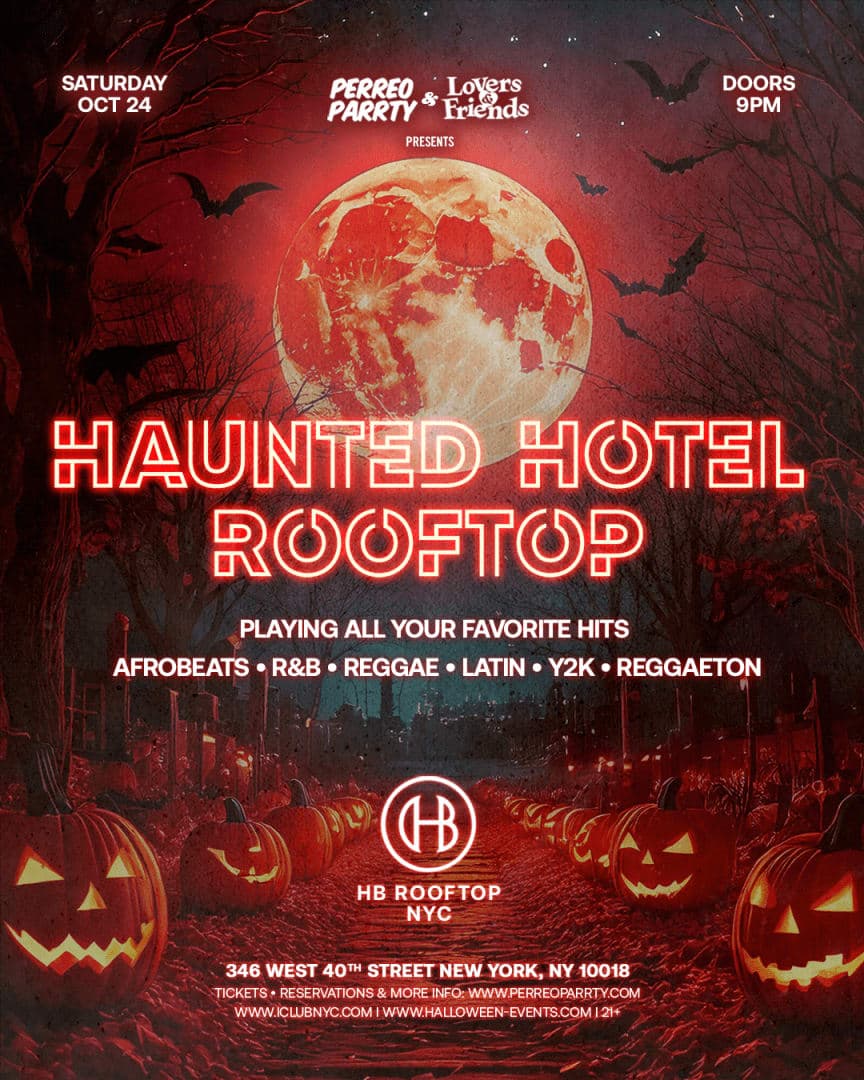 HALLOWEEN. HANTED. HOTEL - Rooftop Latin & Reggaeton Dance Party @Highbar