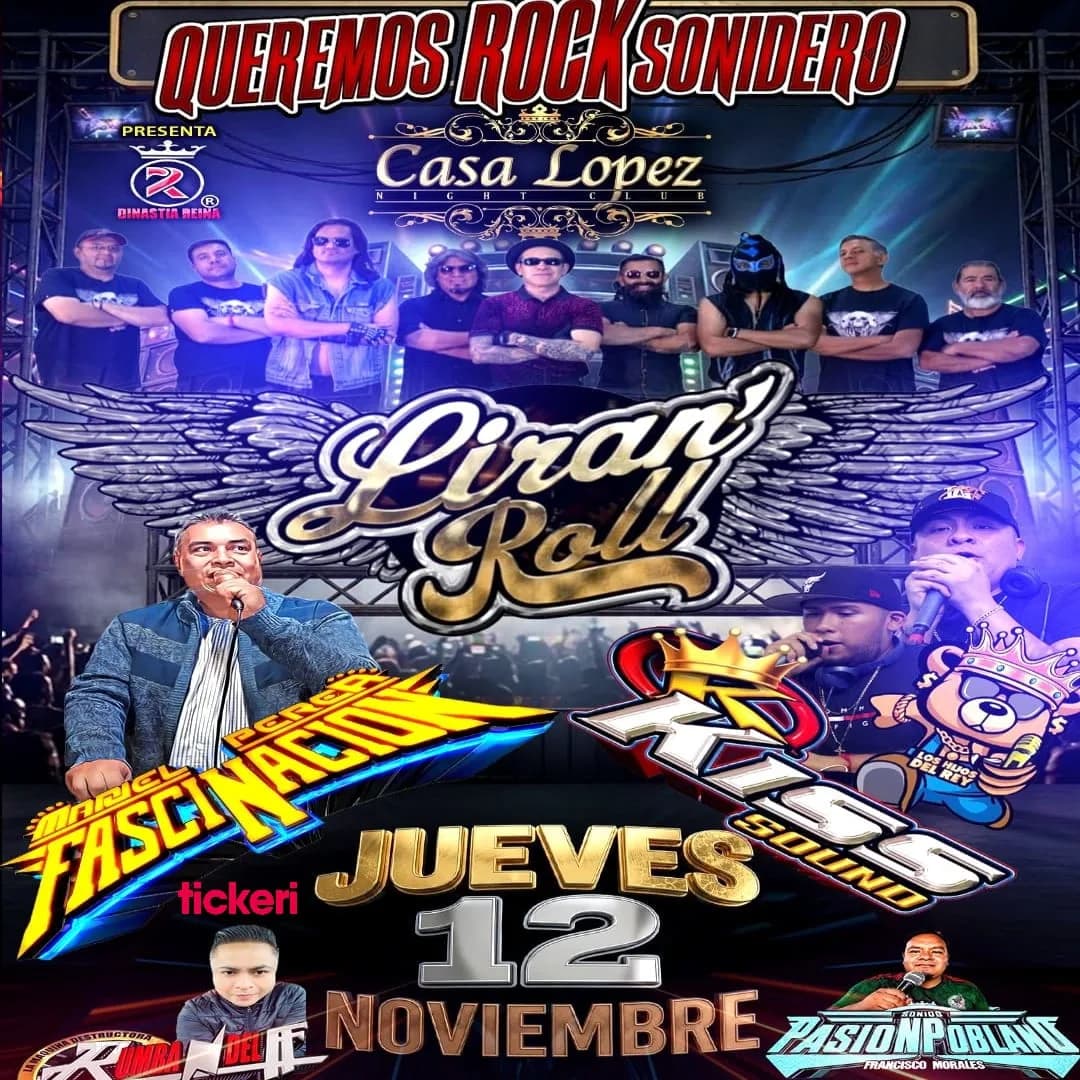 Liran Roll, Manuel Perea Fascinacion, Kiss Sound en Oxnard Ca