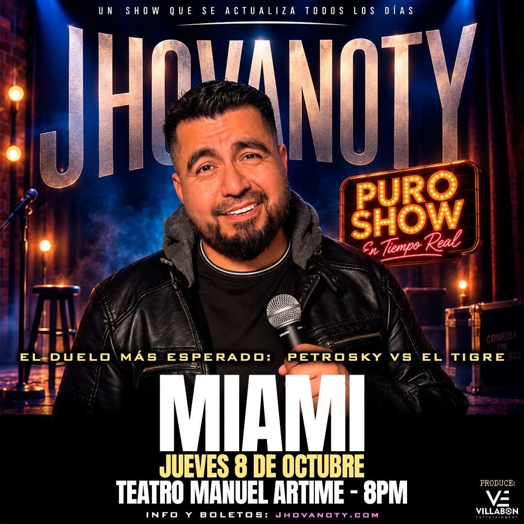 Jhovanoty Puro Show en Miami