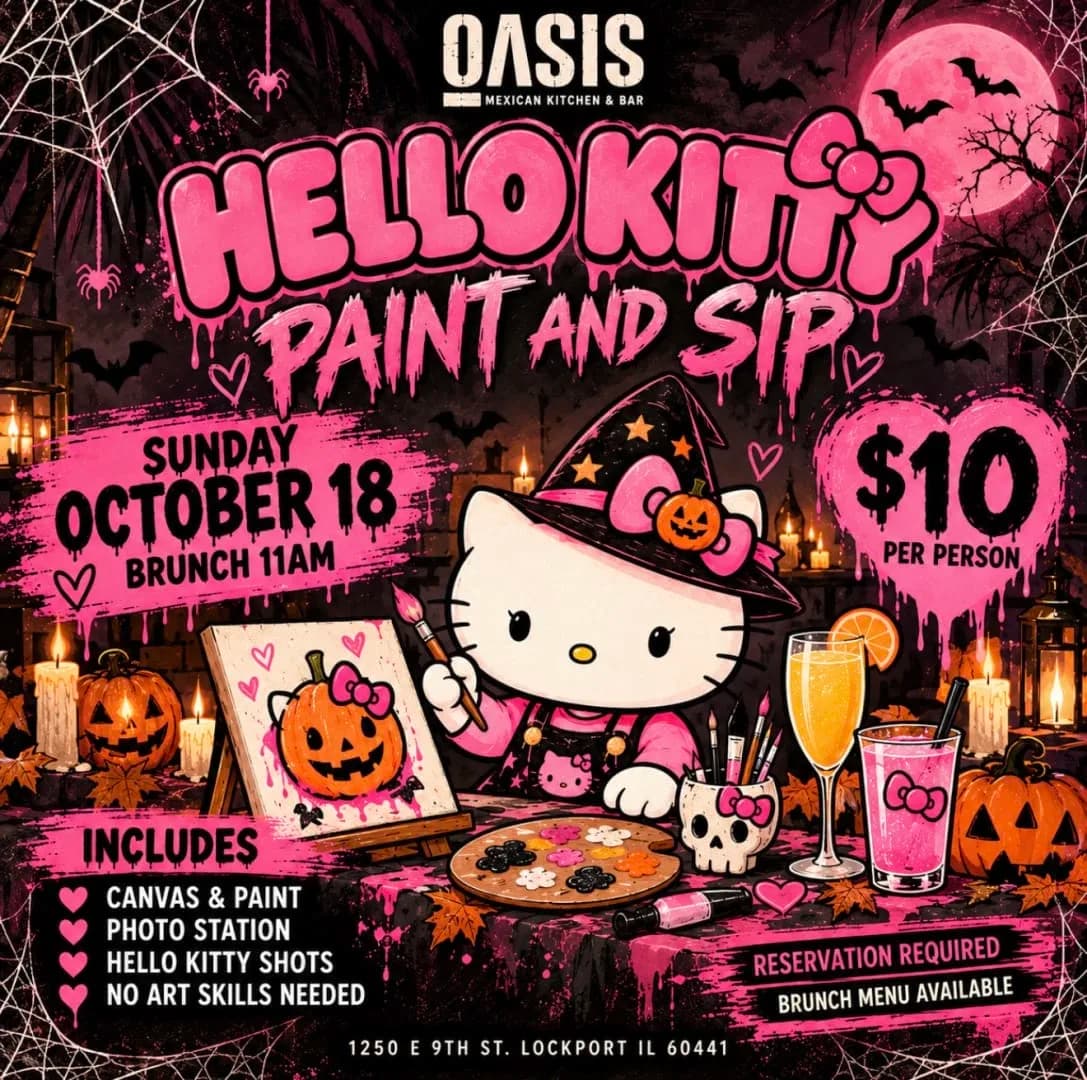 Hello Kitty Halloween PAINT & BRUNCH