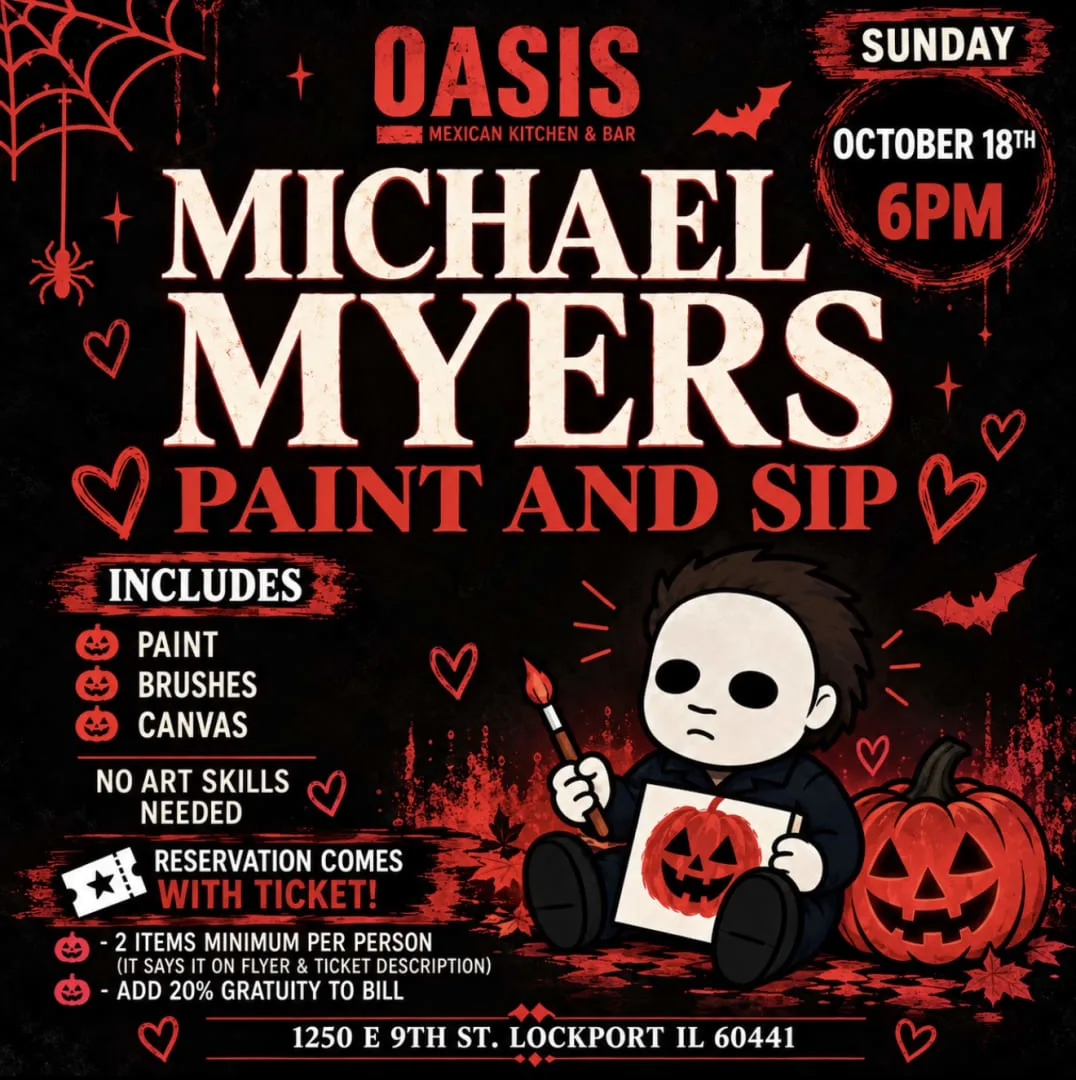 Michael Myers Paint & Sip