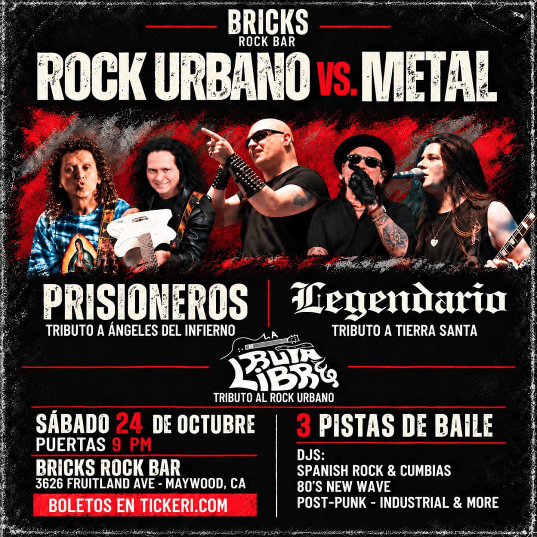 Rock Urbano vs. Metal: Tributos a Ángeles del Infierno, Tierra Santa y Rock Urbano