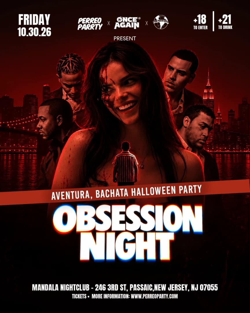 Obsession Night - Halloween Bachata Dance Party | In New Jersey (18+)