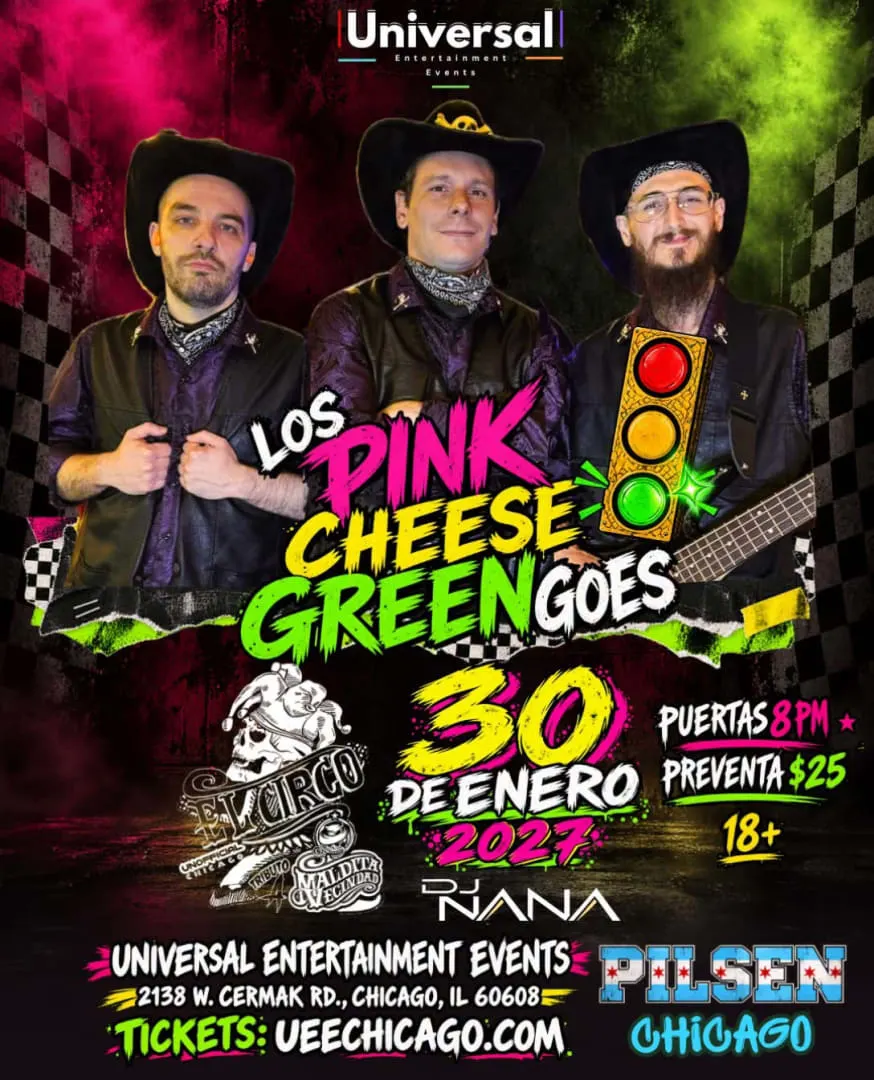 Los Pink Cheese Green Goes