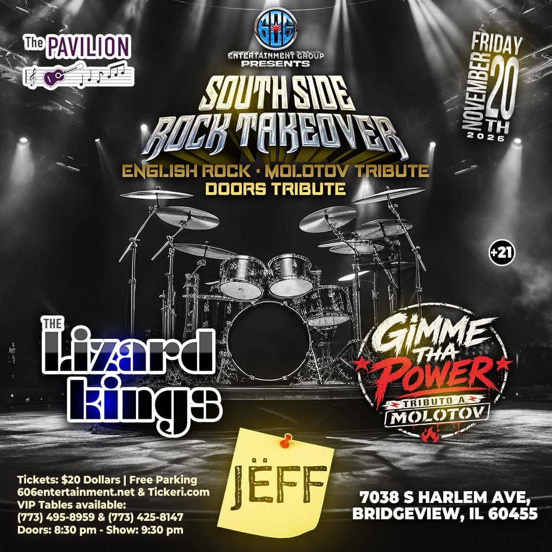 606 Entertainment Presents: South Side Rock TAKEOVER!