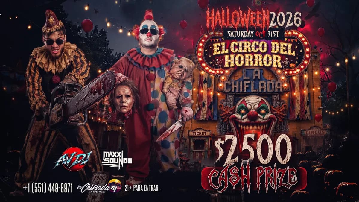EL CIRCO DEL HORROR 🎪 Halloween 2026 en La Chiflada