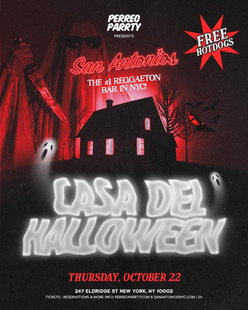 Casa del Halloween - Reggaeton Party at San Antonios Cocktail Bar