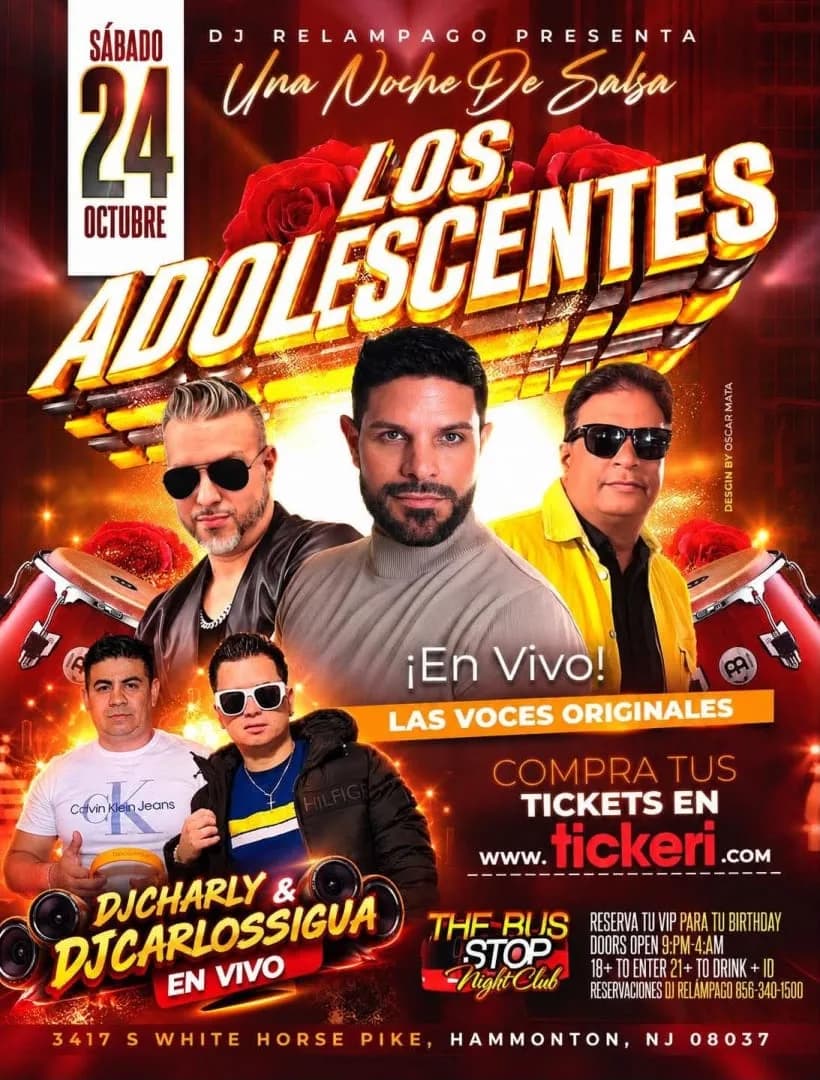 LOS ADOLESCENTES EN VIVO!