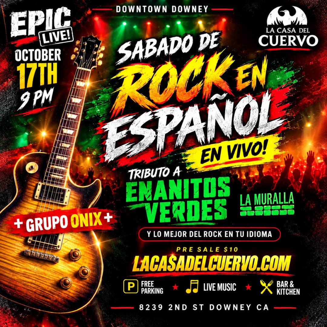 Enanitos Verdes Tributo y Covers De Rock En Español En Vivo En Downey