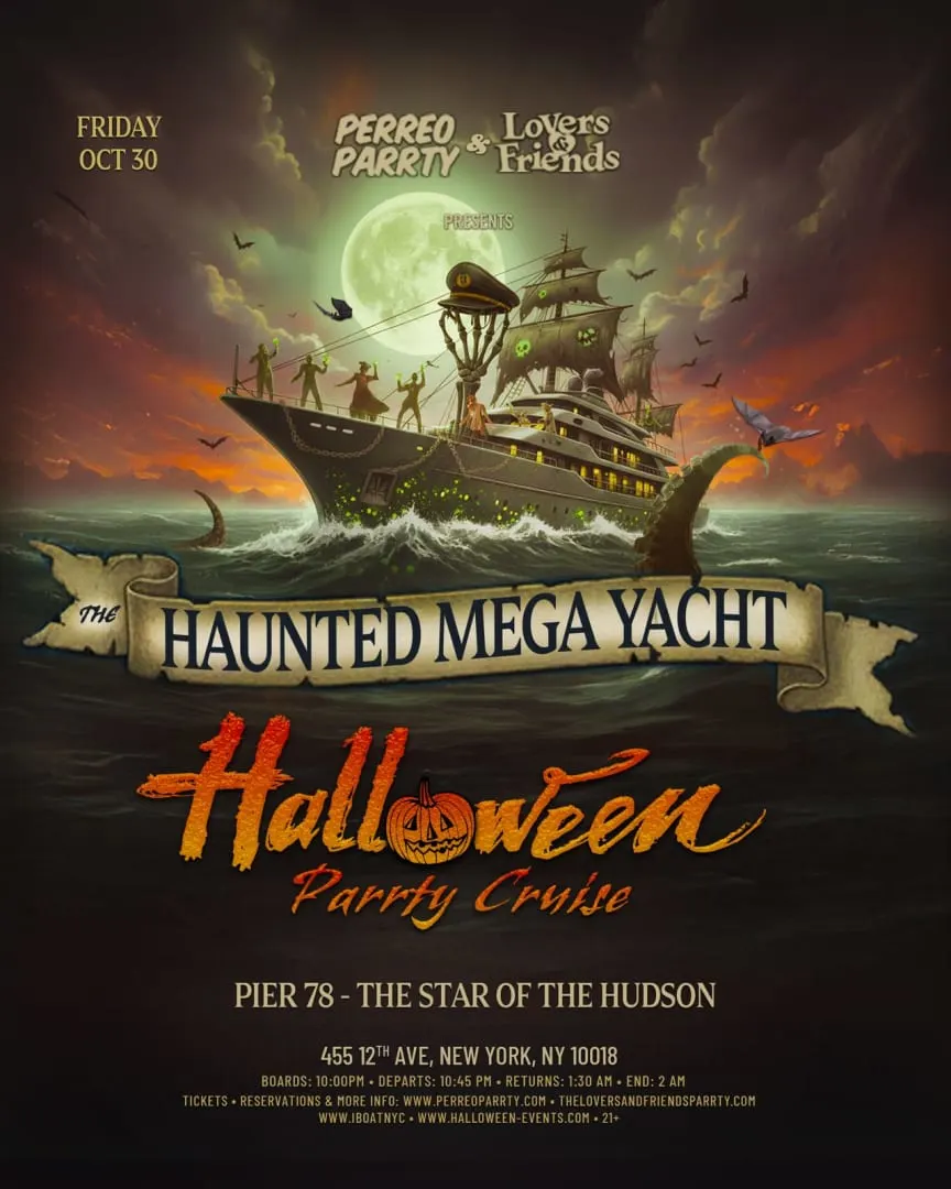 HAUNTED MEGA YACHT - #1 HALLOWEEN PARTY OCT. 30TH