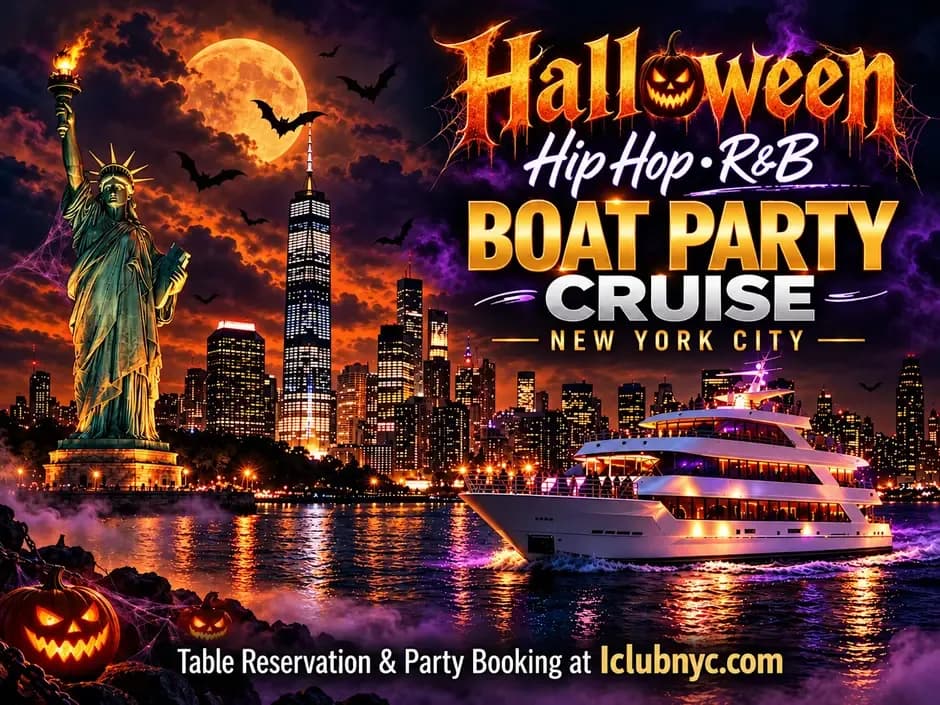 HALLOWEEN HIP HOP - R & B BOAT PARTY CRUISE | STATUE OF LIBERTY